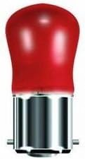 Crompton Pygmy 240v 15w BC Bayonet Cap Solid Red 02580 S5956