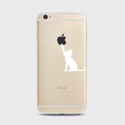 Preisvergleich Produktbild Schutzhülle iPhone 5 / 5S / SE Illustration von Katze – Gel / Silikon