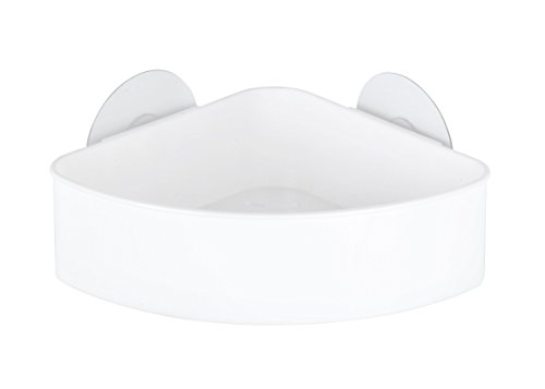 Wenko 21825100 Static-Loc Eckablage Osimo – Befestigen ohne bohren, Kunststoff – Polypropylen, 24 x 9,5 x 17,5 cm, weiß - 6
