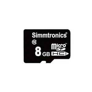 Simmtronics MicroSD 8GB Memory Card Class 10 with 5 Year Warranty