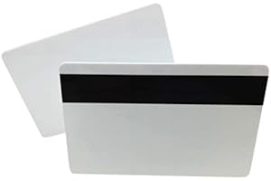 KARTENSTUDIO Premium Plastikkarten Weiss mit Magnetstreifen HiCo | 1-500 Stück | Rohlinge blanko für Kartendrucker, NEU! (10)