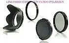 SHOPEE Lens Hood + Saftey UV Filter + CPL+ Lans Cap 58 mm for CANON EOS 1000D 1100D 5D 7D 600D 650D 700D 1200D 18-55MM 55-250 MM LENS