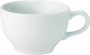 Pure White Cappuccino Cup - Pack of 6 8oz / 23cl