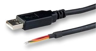 CABLE, USB-TTL SER CONV 5V, WIRE END TTL-232R-5V-WE By FTDI