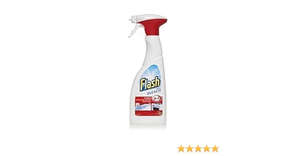 Flash With Bleach Bathroom And Kitchen Cleaner 450ml Amazon Co