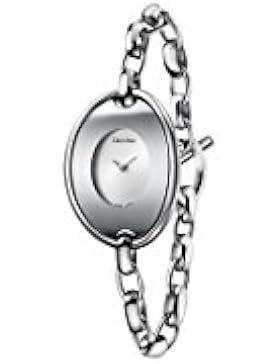 CK Damen-Armbanduhr XS Analog Quarz Edelstahl K3H2M126