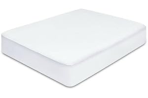 BUGGAZ Bedding 100% Waterproof Mattress Protector, Breathable, Hypoallergenic Mattress Topper 160 X 200 cm