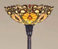 Handcrafted Tiffany Floor Uplighter