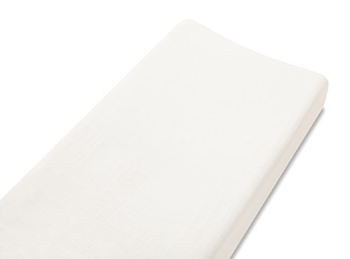 aden + anais Earthly White Bambo Changing Mat Cover (2 Layers)