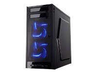 JOUJYE Midi Tower ATX JJ-992LF-B schwarz w/oNetzteil 2x13,3cm 5,25Z exposed 5x8,9cm 3.5Z exposed davon 4xhotswap HDD backplane