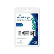Preisvergleich Produktbild MediaRange USB Mobile 2 in 1 OTG USB-Stick 8GB