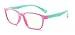 Produktbild FOURCHEN Anti Blue Light Brille für Kinder Computer Brille, UV-Schutz Blendschutz Brillen Videospielbrille für Kinder (Pink-green)