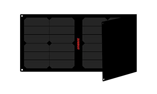 Litionite Arun 40W - 20V/5V Pannello Solare portatile pieghevole con Tecnologia ETFE/SUNPOWER - Regolatore di Tensione automatico - 1x DC - 1x USB - Caricabatterie per Power Bank/Smartphone/Notebook