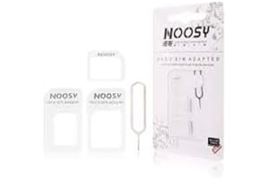 NOOSY Nano SIM Karten Adapter 3 in 1 und Micro SIM Adapter iPhone 4 4s iPhone 5