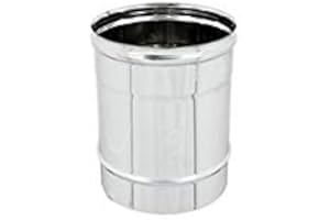 ZETA Tubo acciaio inox 100 x 250mm 5 decimi AISI 304