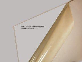 5 Sheets - 3/16 Clear Cell Cast Acrylic Plexiglass Sheet 12 x 12 by Chemcast
