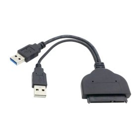 cablecc USB 3.0 zu SATA 22pin 2,5 Festplatte bis 2 in 1 Combo Mini pci- E 2 Lane m.2 NGFF & MSATA SSD Adapter Konverter - 4