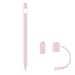 Produktbild Silikon Hülse für Apple Pencil Premium Case Hülle Holder Halter Pocket Cover Zusätze für iPad Pro,2 Pen Nib Spitze Schutzhülle und Apple Pencil Cap Holder (Pink)