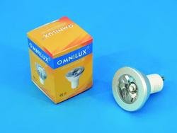 Preisvergleich Produktbild OMNILUX GU-10 230V 1x3W LED blau