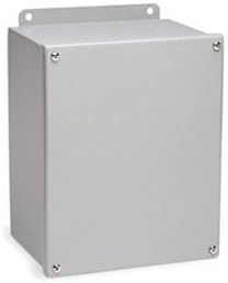 Wiegmann B060604SC NEMA 12 JIC Box Screw Cover, Steel, 6" x 6" x 4"