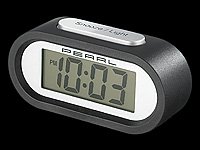 PEARL Jumbo-LCD-Funkwecker mit individuellem Weckton „DAC-438 voice“ - 5
