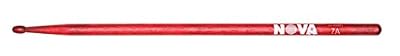 Vic Firth NOVA®Series Drumsticks - 7A - Wood Tip - Red