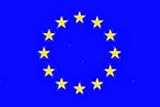Bandera Oficial de la Union Europea de Saten - 150 x 90 cm.
