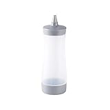 Botella de salsa con buena flexibilidad, fácil de exprimir; El tamaño de la boquilla solo es adecuado para unas pocas gotas o flujo de luz ligeramente exprimido, tenacidad suave y buena, con diseño de cabeza removible.