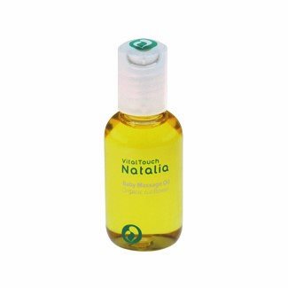 Natalia Baby Massage Oil by Vital Touch - suitable for sensitive skin with organic sunflower and vitamin E, 50ml