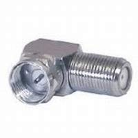 Preisvergleich Produktbild F-Adapter F-Stecker auf F-Kupplung gewinkelt