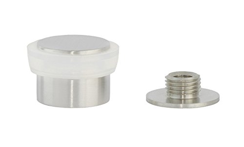Evi Herrajes i-199/24-b Türstopper mit Gummifuß, matt (Edelstahl)-weiß