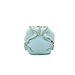 Kissaluvs Newborm Cotton Fleece Fitted Diaper (Custommade & beautifully textured fabrics) - Sky Blue Baby / Child / Infant / Kid