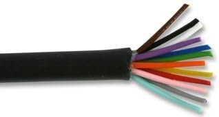 Hornby / Peco Signal &amp; Points Control 12 Core Multicore Cable 7/0.2mm(by the 2 Metres)(CB621)