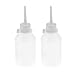 Produktbild TOOGOO(R) 2 Pcs 100 mL Weiss Plastik Machine Wasser Squeeze Flaschen (white)