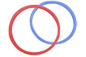 Instant Pot Anello di tenuta in silicone di ricambio per pentole a pressione elettriche (5,7L rosso/blu)