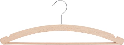 Holz-Kleiderbügel, Konfektion (Einfachbügel), 10 Stück