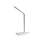 Produktbild Tischlampe mit kabellosem Ladepad, Qi kabellose Ladestation, Augenschutz LED Schreibtischlampe, Touch-Steuerung, Helligkeit einstellbar neben Licht weiß