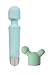 Produktbild Deluxe Mini Wand Massager mit Klitoris Aufsatz, wasserdicht Akkutechnik