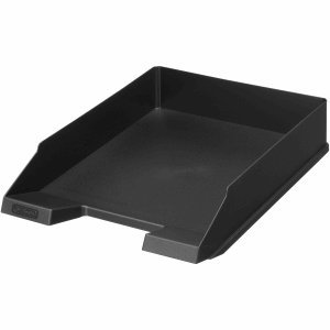 Preisvergleich Produktbild 5 x Herlitz Briefablage C4 classic schwarz