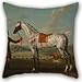 Produktbild Alphadecor Oil Painting Thomas Spencer - Scipio, A Spotted Hunter, The Property Of Colonel Roche Pillowcase 16 X 16 Inches / 40 By 40 Cm Gift Or Decor For Bar,family,home,play Room,home Office,coup