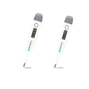 AmbiTech PHX-01 Digital Thermometer with One Touch Operation For Child and Adult Oral or Underarm Use Pack Of 2 (Made in India)(1 YEAR WARRANTY)