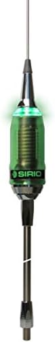 Sirio Performer 5000 3/8" Fit C/Load Trucker Antenna + Led