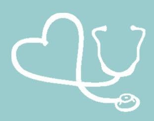 Stethescope Heart 6 White VINYL Car Truck Decal Art Wall Sticker USA health care doctor nurse emt by Vinyl Creations Custom Decal
