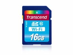 Preisvergleich Produktbild Transcend TS16GWSDHC10 WI-FI SDHC Class 10 Speicherkarte