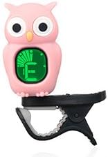 Swiff Tuner for Guitar Bass Ukulele Violin Pink Owl)
