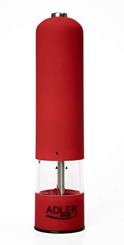 Adler AD 4437 - Pimentero, Cerámico, Color rojo