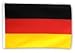 Produktbild Fahne Flagge Deutschland 60 x 90 cm mit 2 Ösen
