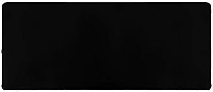 Woodlandu Gaming Mouse Pad Stitched Edges Speed Silky Smooth Surface Non-Slip Rubber Base Mats Edges (300x700x3, Black)