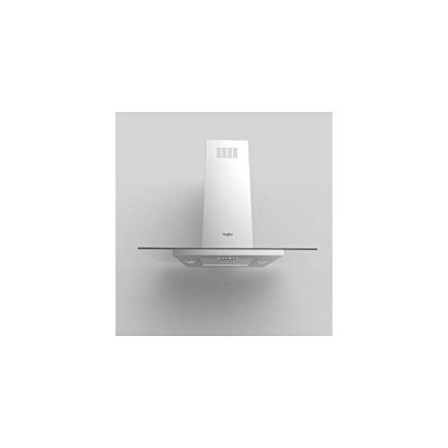 WHIRLPOOL - WHIRLPOOL ENC (NPU) Hotte, Déco 100cm, Ilot, INOX+Verre Plat, Aspiration Min/Max/B 105/432/713 m3/h, Niveau sonore Min/Max/B 35/6