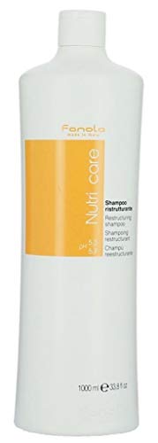 Fanola Champú NUTRI CARE Reestructurante 1000mL 1L - Cabellos secos crespos